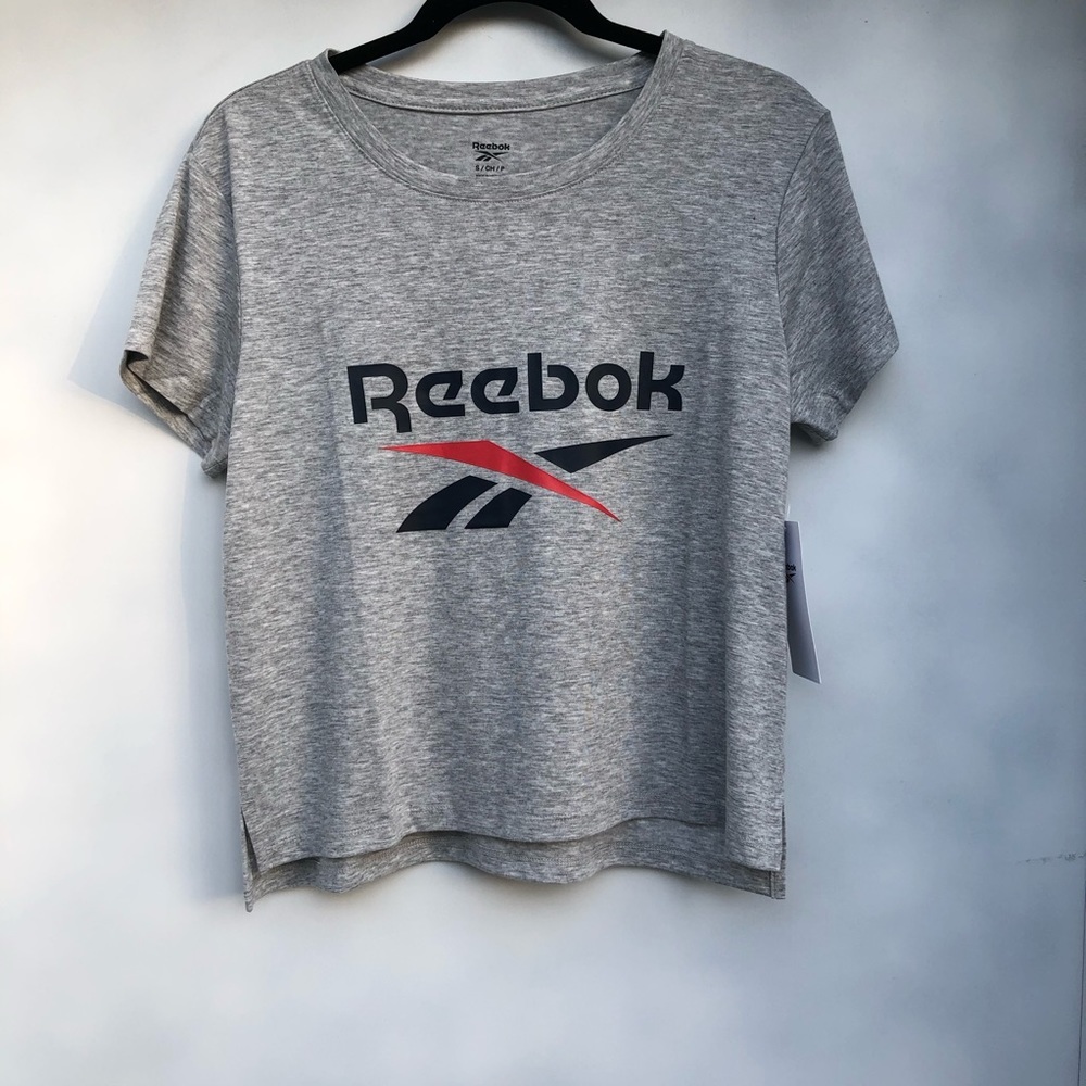 Reebok Glow Vector Crop Tee Size S